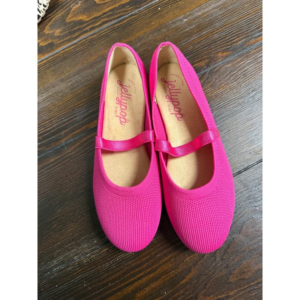 Girls pink ballet flats size 2